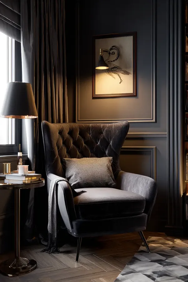 dark feminine bedroom ideas idea 14
