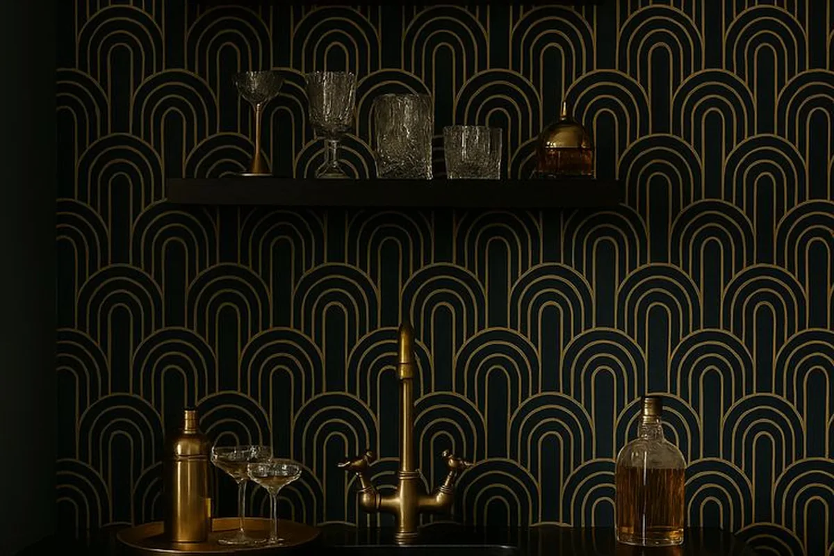 19 Shelf Wallpaper Ideas To Try This Year - idea 18