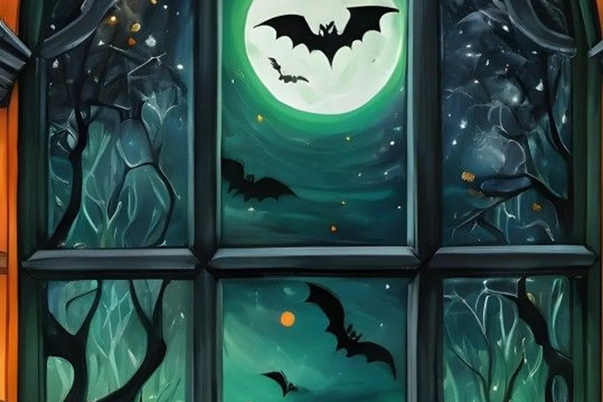 23 Halloween Window Decor Ideas To Try This Year - idea 21