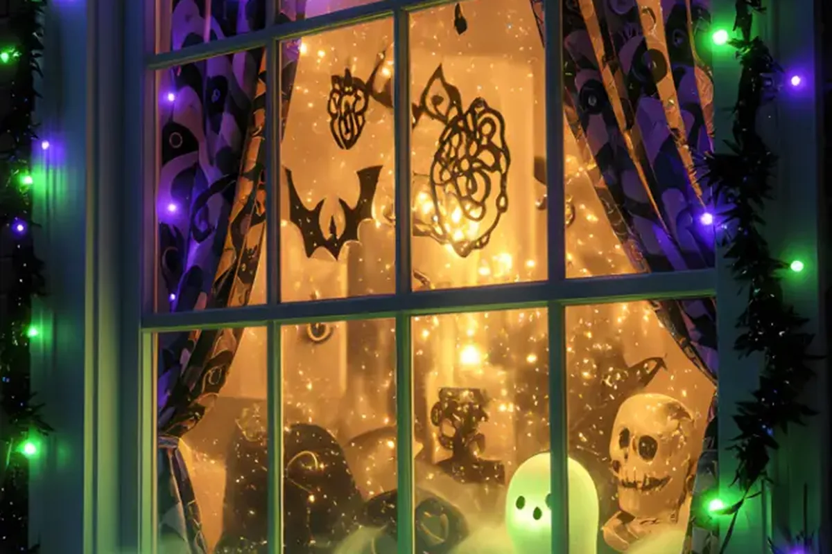 23 Halloween Window Decor Ideas To Try This Year - idea 23